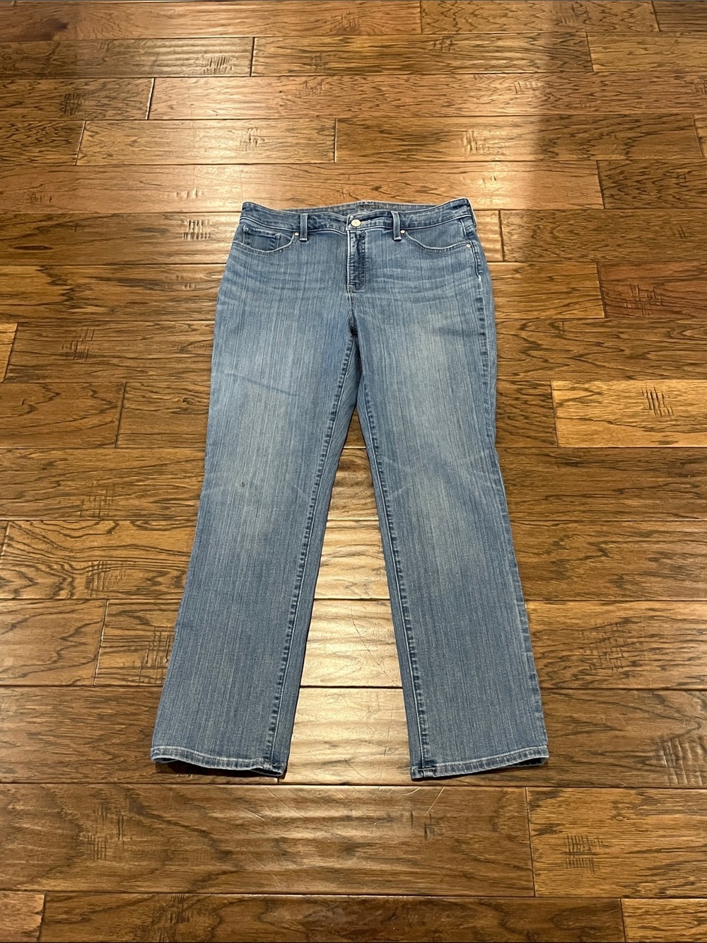 Chico’s So Slimming Girlfriend Straight Leg High Rise Size 10R/1.5R